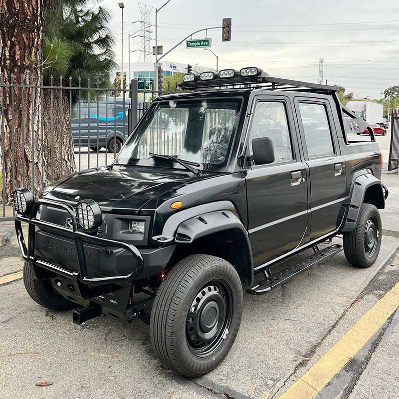 Is the 4-Seat Electric Mini Pickup Truck Suitable for Off-Road Use
