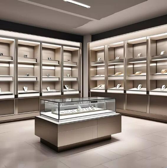 Enhancing Retail Spaces with the Iron Wall Mounted Jewelry Showcase