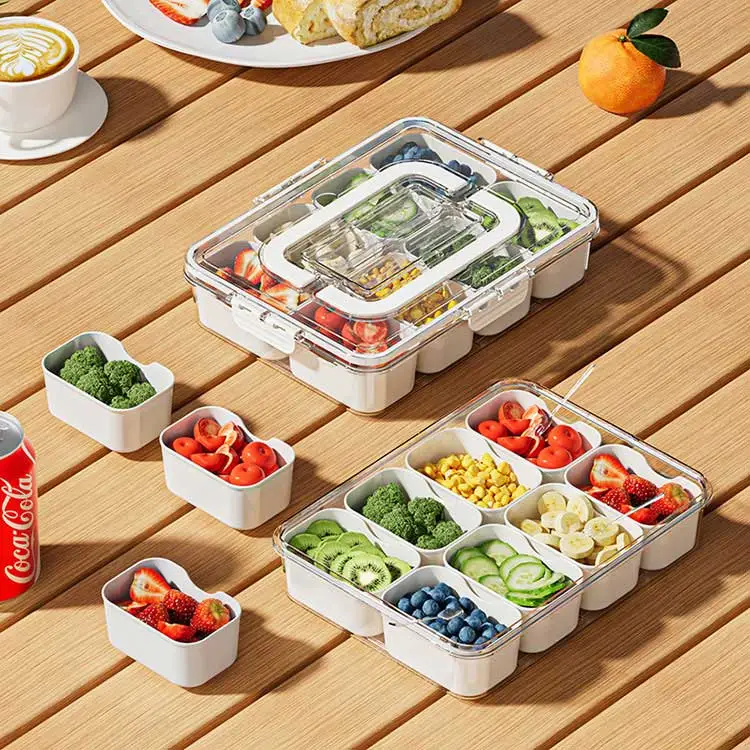 Elevate Your Entertaining with a Divided Serving Tray with Tableware